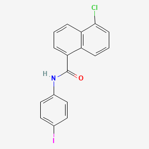 5-chloro-N-(4-iodophenyl)-1-naphthamide