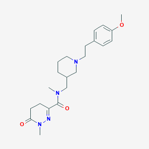 N-({1-[2-(4-methoxyphenyl)ethyl]-3-piperidinyl}methyl)-N,1-dimethyl-6-oxo-1,4,5,6-tetrahydro-3-pyridazinecarboxamide