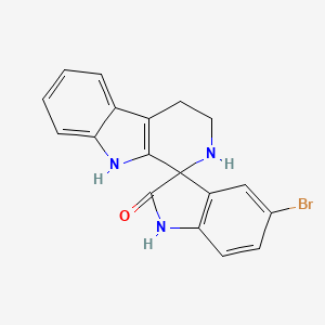 molecular formula C18H14BrN3O B4229088 5'-bromo-2,3,4,9-tetrahydrospiro[beta-carboline-1,3'-indol]-2'(1'H)-one 