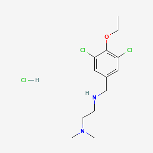 molecular formula C13H21Cl3N2O B4229168 N'-(3,5-dichloro-4-ethoxybenzyl)-N,N-dimethyl-1,2-ethanediamine hydrochloride 