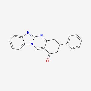 3-phenyl-3,4-dihydrobenzimidazo[2,1-b]quinazolin-1(2H)-one
