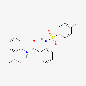 N-(2-isopropylphenyl)-2-{[(4-methylphenyl)sulfonyl]amino}benzamide