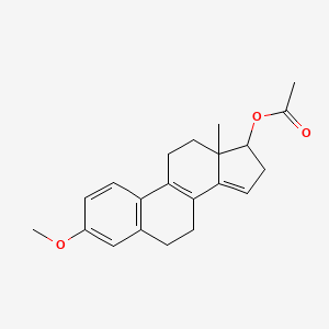 molecular formula C21H24O3 B4229443 3-methoxyestra-1,3,5(10),8,14-pentaen-17-yl acetate 