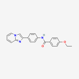 4-ethoxy-N-(4-imidazo[1,2-a]pyridin-2-ylphenyl)benzamide