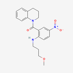 2-(3,4-dihydro-1(2H)-quinolinylcarbonyl)-N-(3-methoxypropyl)-4-nitroaniline