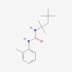 molecular formula C16H26N2O B4230022 N-(2-methylphenyl)-N'-(1,1,3,3-tetramethylbutyl)urea 