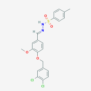 N'-{4-[(3,4-dichlorobenzyl)oxy]-3-methoxybenzylidene}-4-methylbenzenesulfonohydrazide