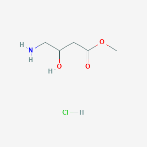 molecular formula C5H12ClNO3 B042302 盐酸甲基 4-氨基-3-羟基丁酸酯 CAS No. 170726-96-2