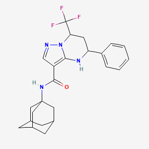 N-1-adamantyl-5-phenyl-7-(trifluoromethyl)-4,5,6,7-tetrahydropyrazolo[1,5-a]pyrimidine-3-carboxamide