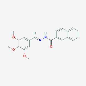 N'-(3,4,5-trimethoxybenzylidene)-2-naphthohydrazide