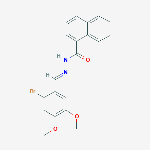 N'-(2-bromo-4,5-dimethoxybenzylidene)-1-naphthohydrazide