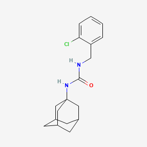 molecular formula C18H23ClN2O B4230673 N-1-adamantyl-N'-(2-chlorobenzyl)urea 