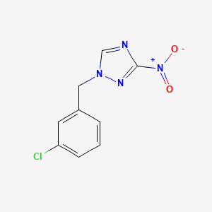 1-(3-chlorobenzyl)-3-nitro-1H-1,2,4-triazole