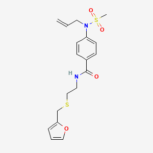 4-[allyl(methylsulfonyl)amino]-N-{2-[(2-furylmethyl)thio]ethyl}benzamide