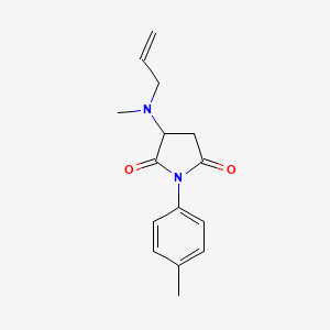 1-(4-Methylphenyl)-3-[methyl(prop-2-enyl)amino]pyrrolidine-2,5-dione