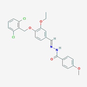 N'-{4-[(2,6-dichlorobenzyl)oxy]-3-ethoxybenzylidene}-4-methoxybenzohydrazide