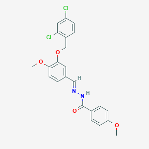 N'-{3-[(2,4-dichlorobenzyl)oxy]-4-methoxybenzylidene}-4-methoxybenzohydrazide