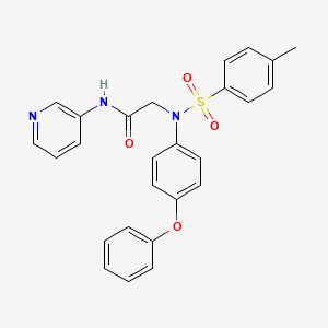 N~2~-[(4-methylphenyl)sulfonyl]-N~2~-(4-phenoxyphenyl)-N~1~-3-pyridinylglycinamide