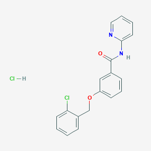 3-[(2-chlorobenzyl)oxy]-N-2-pyridinylbenzamide hydrochloride