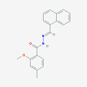 2-methoxy-4-methyl-N'-(1-naphthylmethylene)benzohydrazide