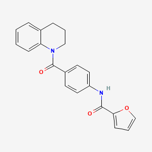 N-[4-(3,4-dihydro-1(2H)-quinolinylcarbonyl)phenyl]-2-furamide