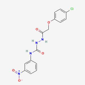 2-[(4-chlorophenoxy)acetyl]-N-(3-nitrophenyl)hydrazinecarboxamide