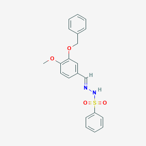 N'-[3-(benzyloxy)-4-methoxybenzylidene]benzenesulfonohydrazide