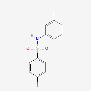 molecular formula C13H12INO2S B4231932 4-iodo-N-(3-methylphenyl)benzenesulfonamide 