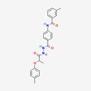 3-methyl-N-[4-({2-[2-(4-methylphenoxy)propanoyl]hydrazino}carbonyl)phenyl]benzamide