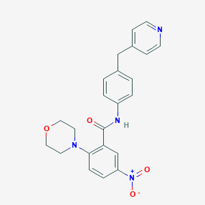 2-(4-morpholinyl)-5-nitro-N-[4-(4-pyridinylmethyl)phenyl]benzamide