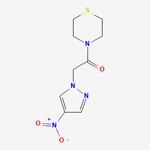 4-[(4-nitro-1H-pyrazol-1-yl)acetyl]thiomorpholine