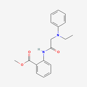 methyl 2-[(N-ethyl-N-phenylglycyl)amino]benzoate