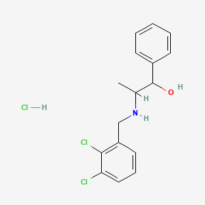 2-[(2,3-dichlorobenzyl)amino]-1-phenyl-1-propanol hydrochloride