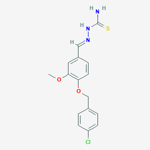 4-[(4-Chlorobenzyl)oxy]-3-methoxybenzaldehyde thiosemicarbazone