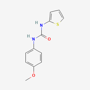 molecular formula C12H12N2O2S B4232442 N-(4-methoxyphenyl)-N'-2-thienylurea 