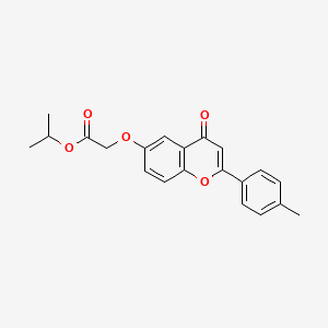 isopropyl {[2-(4-methylphenyl)-4-oxo-4H-chromen-6-yl]oxy}acetate