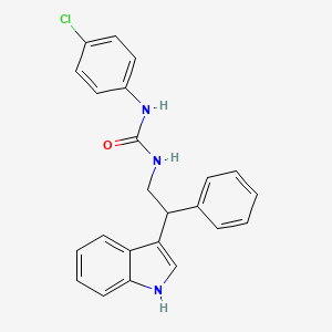 molecular formula C23H20ClN3O B4233452 N-(4-chlorophenyl)-N'-[2-(1H-indol-3-yl)-2-phenylethyl]urea 