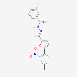 N'-[(5-{2-nitro-4-methylphenyl}-2-furyl)methylene]-3-iodobenzohydrazide