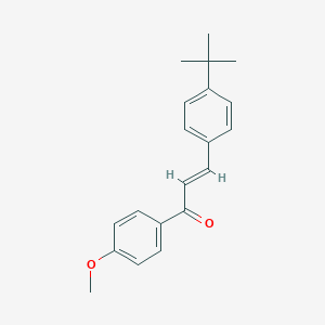 molecular formula C20H22O2 B423381 3-(4-叔丁基苯基)-1-(4-甲氧基苯基)-2-丙烯-1-酮 CAS No. 1084898-93-0