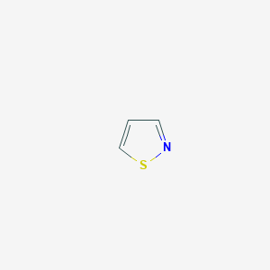 molecular formula C3H3NS B042339 Isothiazole CAS No. 288-16-4