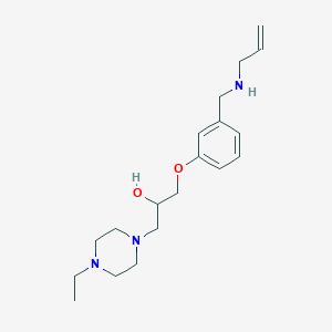 molecular formula C19H31N3O2 B4234211 1-{3-[(allylamino)methyl]phenoxy}-3-(4-ethyl-1-piperazinyl)-2-propanol 