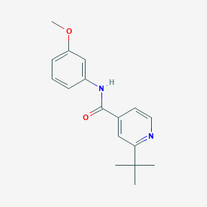 2-tert-butyl-N-(3-methoxyphenyl)isonicotinamide