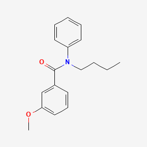 molecular formula C18H21NO2 B4234531 N-butyl-3-methoxy-N-phenylbenzamide 
