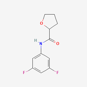 molecular formula C11H11F2NO2 B4234784 N-(3,5-difluorophenyl)tetrahydro-2-furancarboxamide 