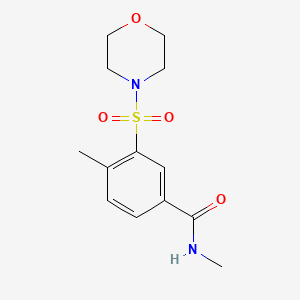 N,4-dimethyl-3-(4-morpholinylsulfonyl)benzamide