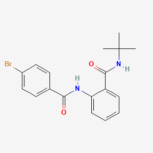 2-[(4-bromobenzoyl)amino]-N-(tert-butyl)benzamide