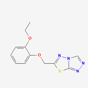 6-[(2-ethoxyphenoxy)methyl][1,2,4]triazolo[3,4-b][1,3,4]thiadiazole