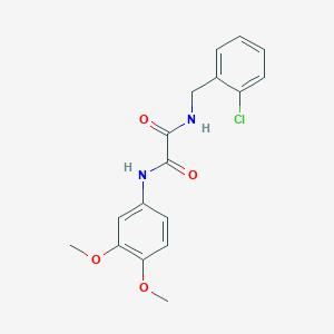 N-(2-chlorobenzyl)-N'-(3,4-dimethoxyphenyl)ethanediamide