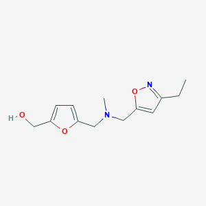 (5-{[[(3-ethylisoxazol-5-yl)methyl](methyl)amino]methyl}-2-furyl)methanol