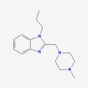 2-[(4-methyl-1-piperazinyl)methyl]-1-propyl-1H-benzimidazole